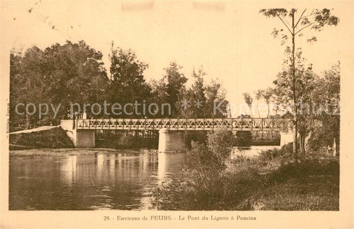 Feurs Pont du Lignon a Poncins