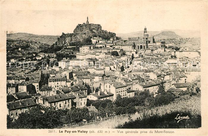 Le Puy-en-Velay Vue prise du Mont Ronzon