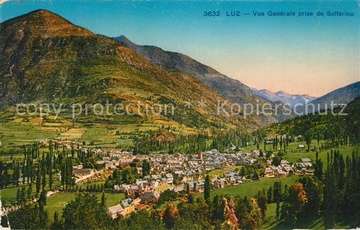 Luz-Saint-Sauveur Hautes Pyrenees Vue prisde de Solferino