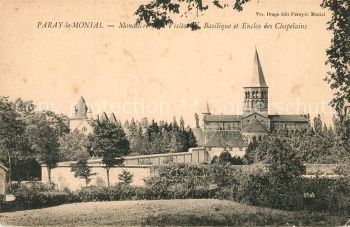 Paray-le-Monial Monastir Basilique et Enclos des Chapelains