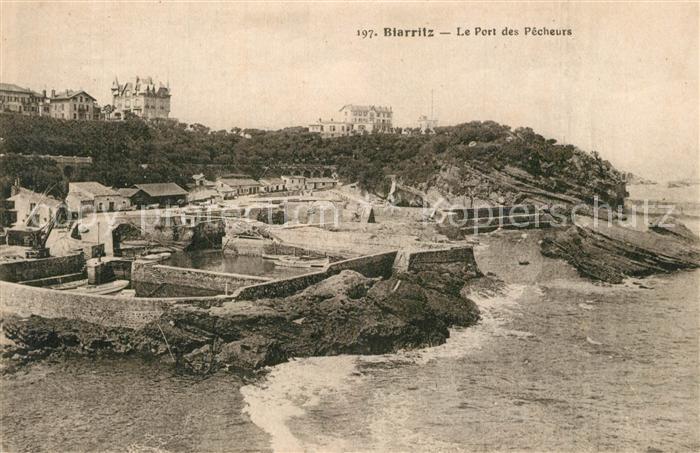 Biarritz Pyrenees Atlantiques Le Port des Pecheurs