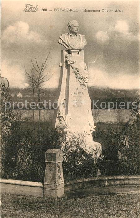 Bois-le-Roi Seine-et-Marne Monument Olivier Metra