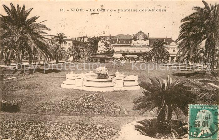 Nice Alpes Maritimes Casino Fontaine des Amours
