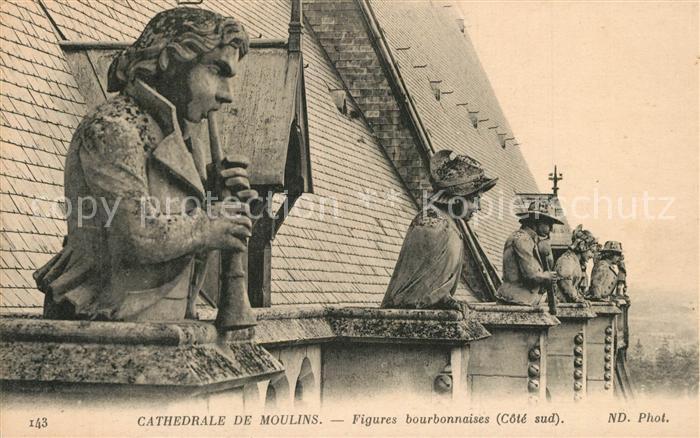 Moulins Allier Cathedrale Figure bourbonnaises