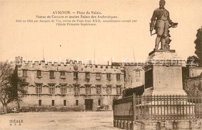 Avignon Vaucluse Place du Palais