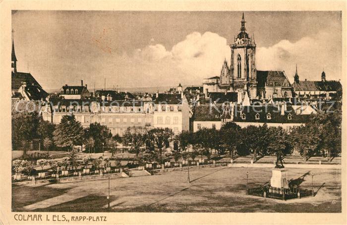 Colmar Haut Rhin Elsass Place Rapp