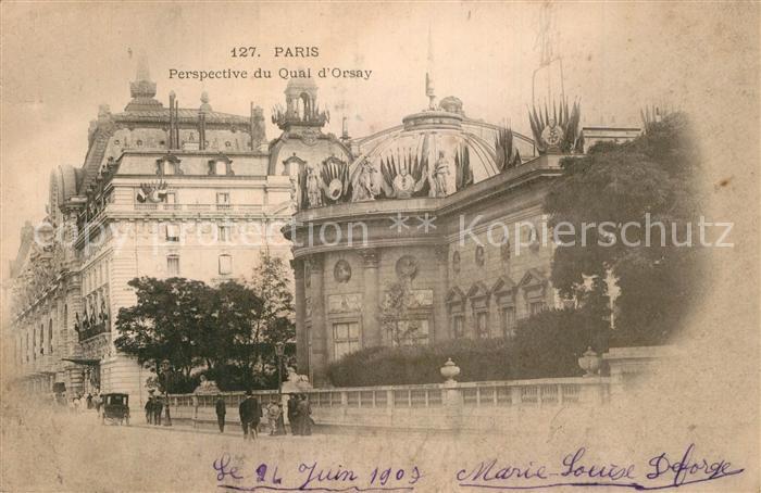 Paris Perspective du Quai d`Orsay