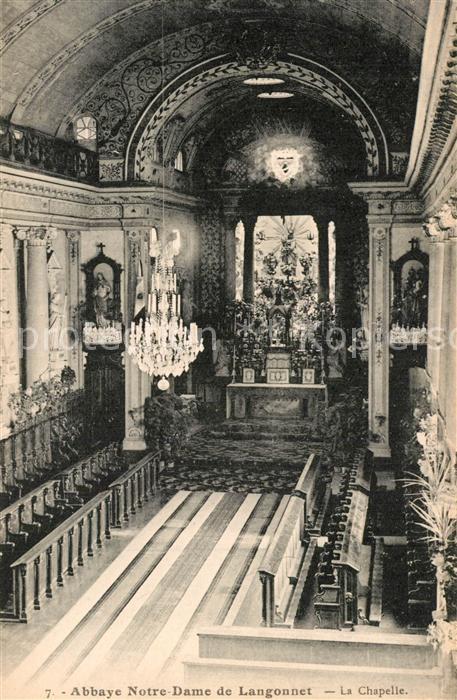Langonnet Abbaye Notre Dame Chapelle