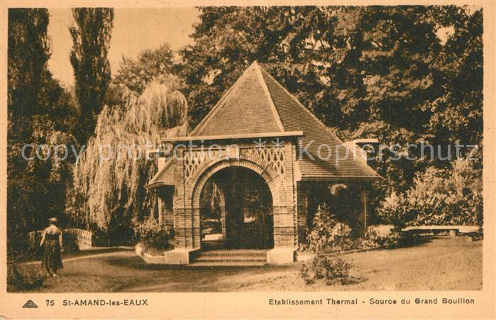 Saint Amand les Eaux Etablissement Thermal Source du Grand Bouillon