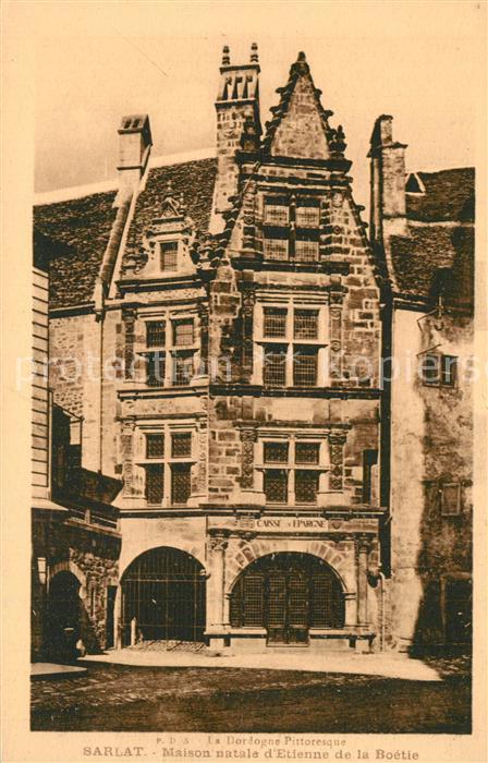 Sarlat-la-Caneda Maison natale d`Etienne de la Boetie