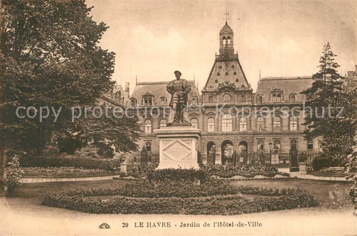Le Havre Jardin et Hotel de Ville