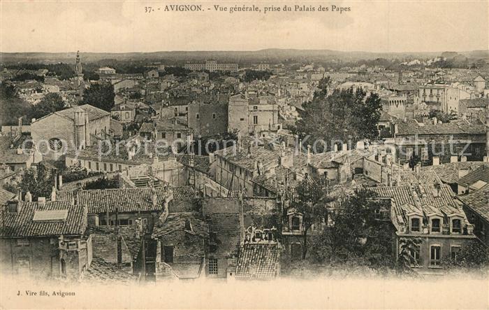 Avignon Vaucluse Vue prise du Palais des Papes
