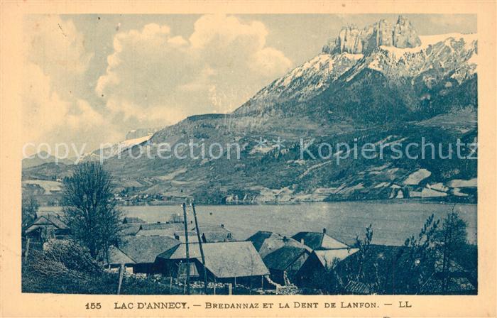 Annecy Haute-Savoie Lac Bredannaz et la Dent de Lanfon