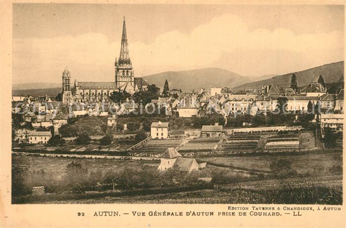 Autun Vue prise de Couhard