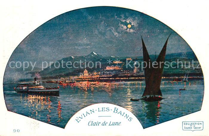 Evian-les-Bains Haute Savoie Seepartie Clair de Lune