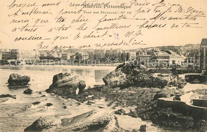 Biarritz Pyrenees Atlantiques Port des Pecheurs