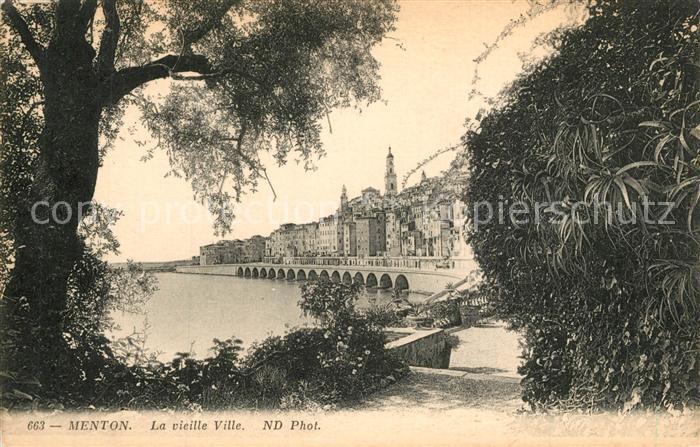 Menton Alpes Maritimes La vieille Ville