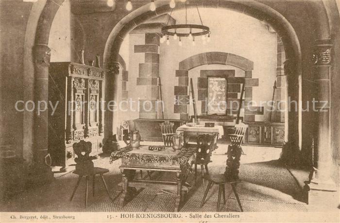 Hohkoenigsburg Haut-Koenigsbourg Salle de Chevalier