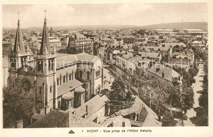 Vichy Allier Vue prise de L_Hotel Astoria