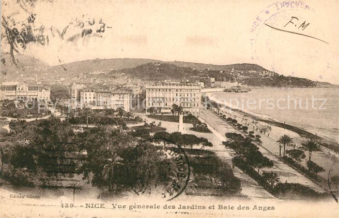 Nice Alpes Maritimes Jardins et Baie des Anges