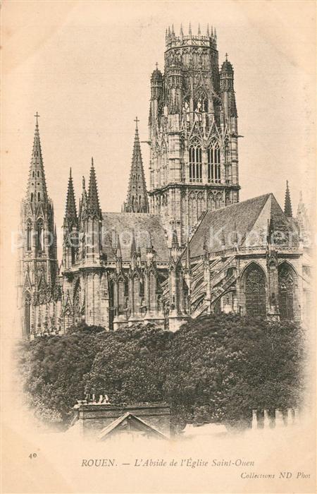 Rouen Abside de l'Eglise Saint Ouen