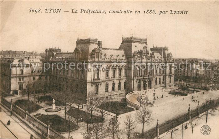 Lyon France La Prefecture construie en 1885 par Lou