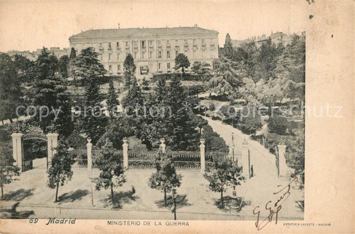 Madrid Spain Ministerio de la Guerra