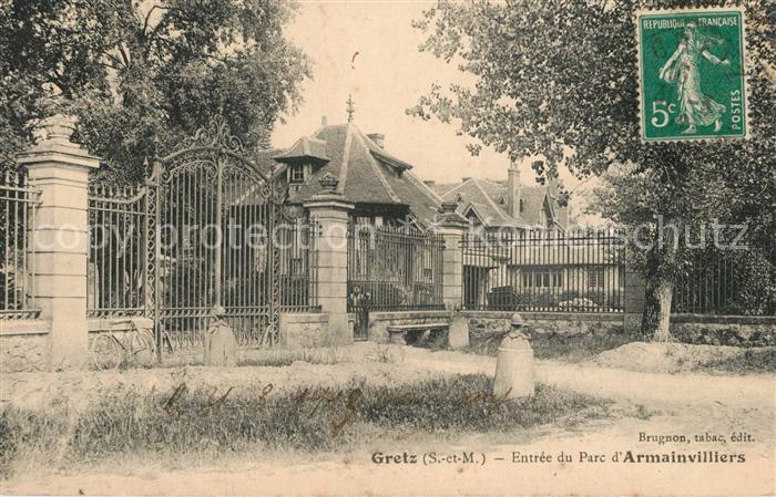 Gretz-Armainvilliers Entrée du Parc d Armainvilliers