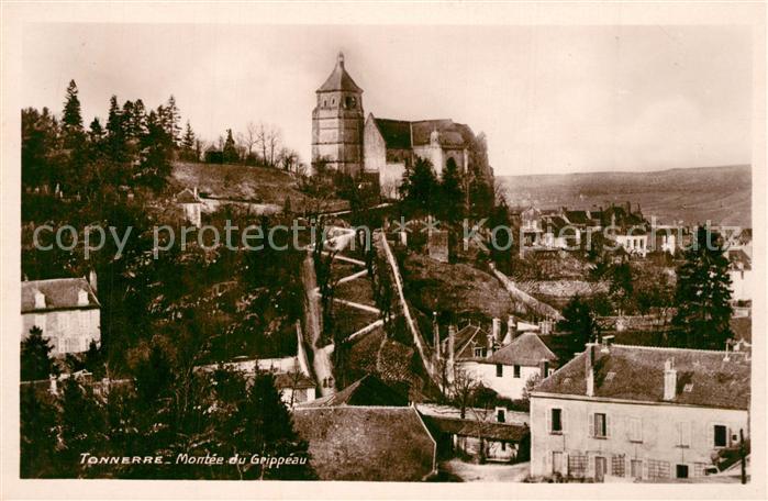 Tonnerre Montee du Grippeau Eglise