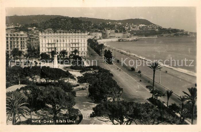 Nice Alpes Maritimes Quai Etats Unis Côte d_Azur