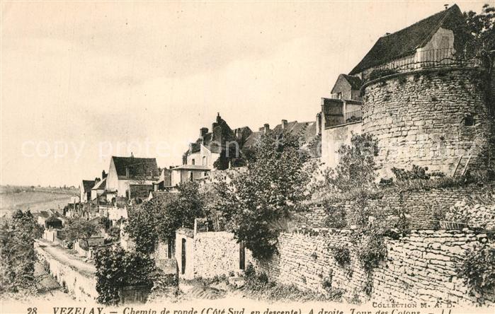 Vezelay Chemin de ronde