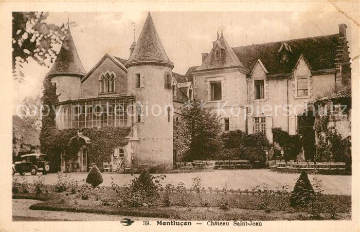 Montlucon Chateau Saint Jean