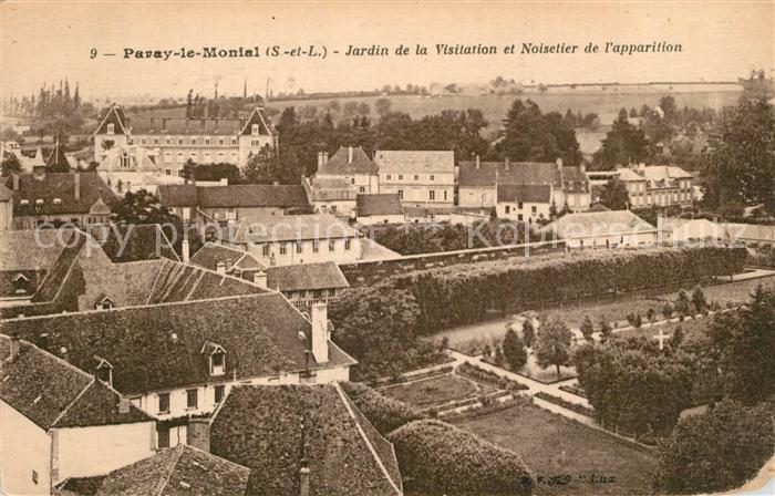 Paray-le-Monial Jardin de la Visitation et Noisetier de l'apparition