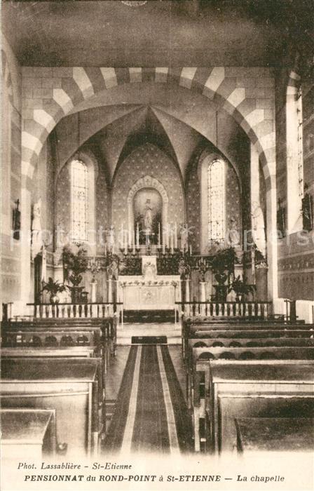 Saint-Etienne 42 Loire Pensionnat du Rond Point la chapelle
