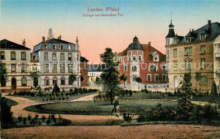 Landau Pfalz Anlage am deutschen Tor