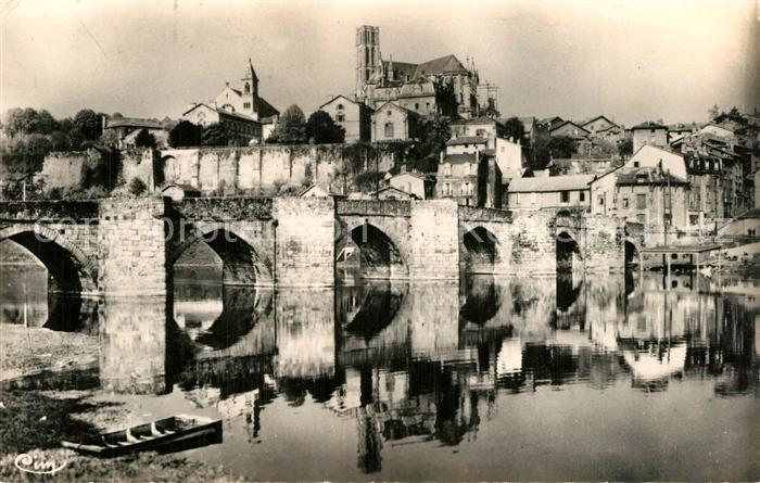 Limoges Haute Vienne Pont Saint Etienne et la Cathedrale