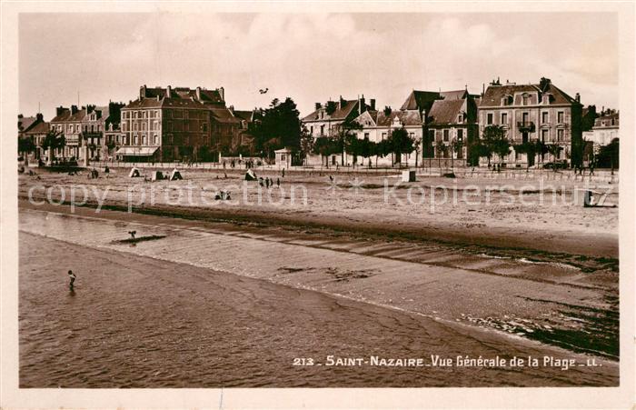 Saint-Nazaire Loire-Atlantique Vue Generale de la plage