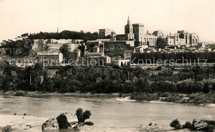 Avignon Vaucluse Pont Saint Bénézet Rocher des Doms et Palais des Papes