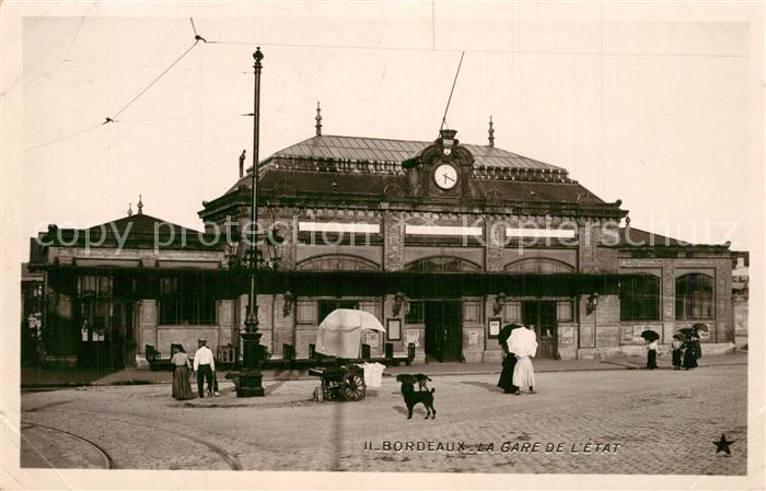 Bordeaux La Gare de l'Etat Bahnhof