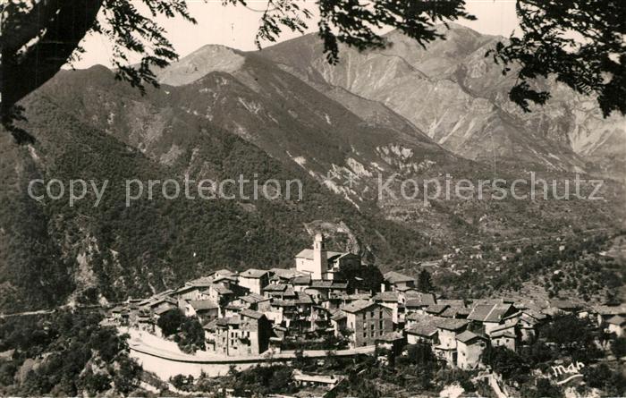 La Bollene-Vesubie Vue Generale Alpes