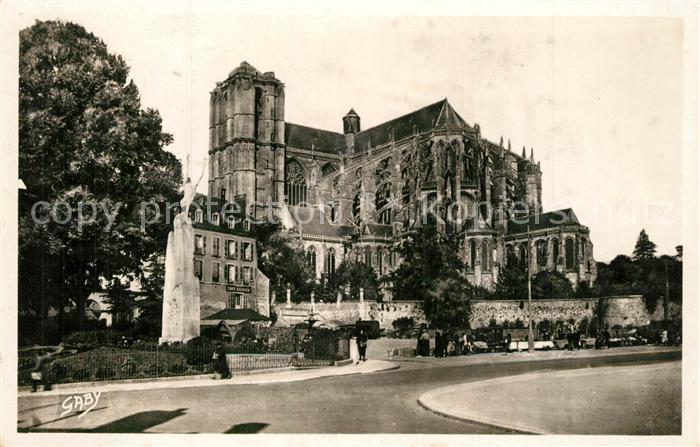 Le Mans Sarthe Place des Jacobins Cathedrale