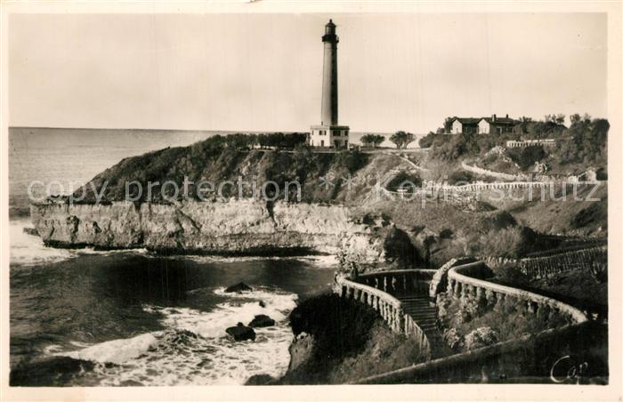 Biarritz Pyrenees Atlantiques Le phare et les nouveaux jardins