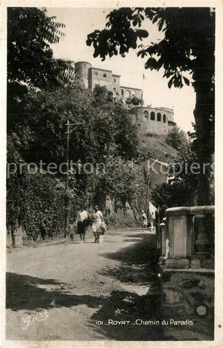 Royat Puy de Dome Chemin du Paradis
