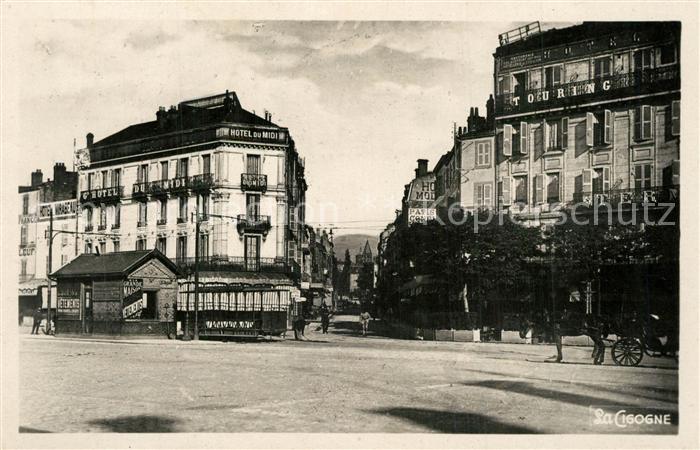Clermont-Ferrand Place de la Gare Avenue Charras