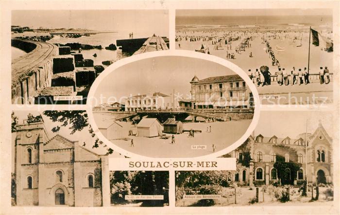 Soulac-sur-Mer Digues aux Arros Plage Eglise Abbaye
