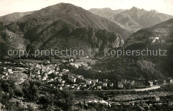Amelie-les-Bains-Palalda Vue Generale de la ville Entrée des gorges Fort Frontiè