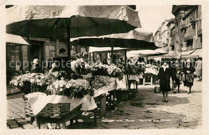 Nice Alpes Maritimes Marché aux Fleurs Blumenmarkt