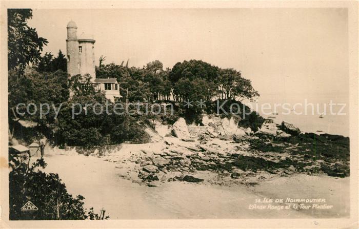 Ile de Noirmoutier Anse Rouge et la Tour Plantier