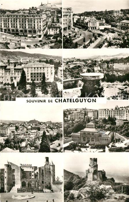 Chatelguyon Divers aspects de la ville Bâtiments Chateau