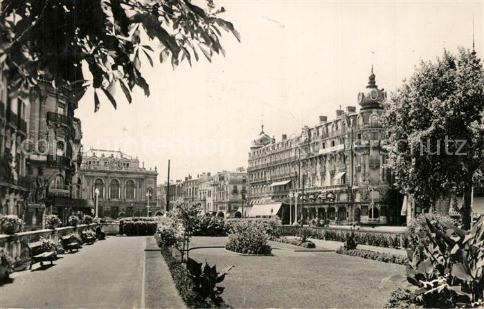 Montpellier Herault Place de la Comédie